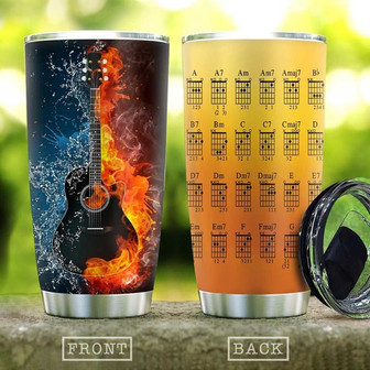 Guitar Lover Stainless Steel Tumbler 20Oz - Thegiftio UK