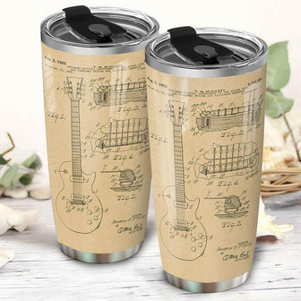 Guitar Stainless Steel Tumbler 20Oz - Thegiftio UK