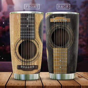 Guitar Yin Yang Stainless Steel Tumbler 20Oz - Thegiftio UK