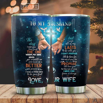 My Husband By God Stainless Steel Tumbler 20Oz - Thegiftio UK