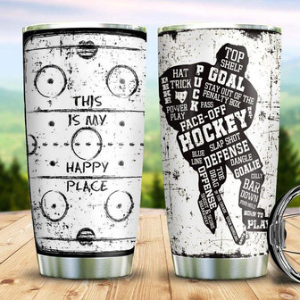 Ice Hockey Stainless Steel Tumbler 20Oz - Thegiftio UK