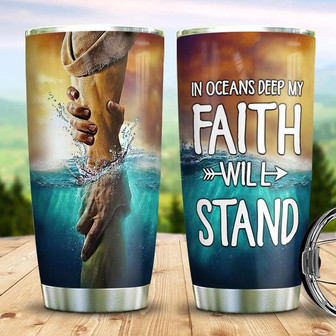 Jesus Faith Stainless Steel Tumbler 20Oz - Thegiftio UK