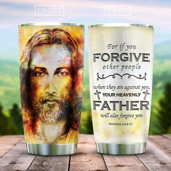 Jesus Stainless Steel Tumbler 20Oz - Thegiftio UK
