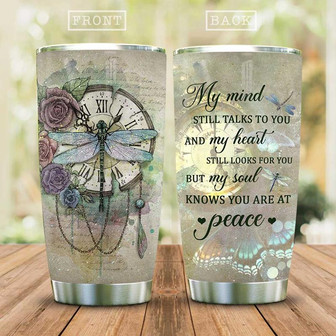 Memories Dragon Fly Stainless Steel Tumbler 20Oz - Thegiftio UK