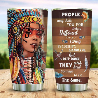 Native Girls Are Awsome Stainless Steel Tumbler 20Oz - Thegiftio UK