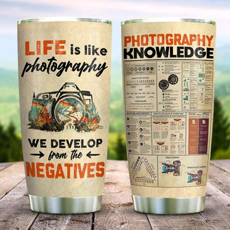 Photographers Develop From The Negatives Stainless Steel Tumbler 20Oz - Thegiftio UK