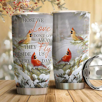 Red Cardinal Stainless Steel Tumbler 20Oz - Thegiftio UK