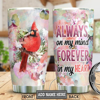 Red Cardinal Stainless Steel Tumbler 20Oz - Thegiftio UK