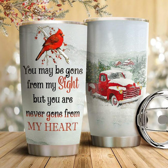 Red Truck Cardinal Stainless Steel Tumbler 20Oz - Thegiftio UK