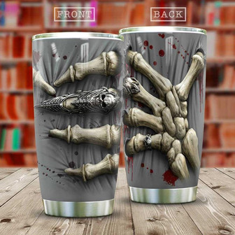 The Skeleton For You Stainless Steel Tumbler 20Oz - Thegiftio UK