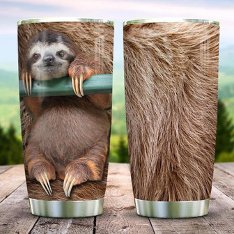 Sloth Hair Stainless Steel Tumbler 20Oz - Thegiftio UK