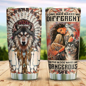Strong Native Girls Stainless Steel Tumbler 20Oz - Thegiftio UK