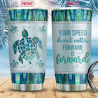 Turtle Jewelry Style Forward Is Forward Stainless Steel Tumbler 20Oz - Thegiftio UK