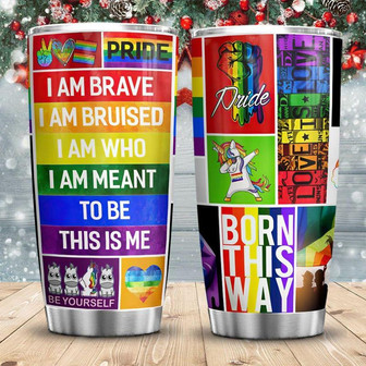 Unicorn Lgbt Lover Stainless Steel Tumbler 20Oz - Thegiftio UK