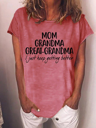 Gift For Great-grandma Mom Grandma Great-grandma Womens T-shirt - Thegiftio UK