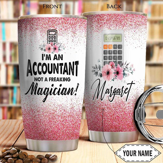 Accountant Personalized Stainless Steel Tumbler 20Oz - Thegiftio UK