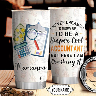 Accountant Personalized Stainless Steel Tumbler 20Oz - Thegiftio UK