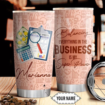 Accountant Personalized Stainless Steel Tumbler 20Oz - Thegiftio UK