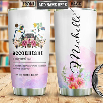 Accoutant Personalized Stainless Steel Tumbler 20Oz - Thegiftio UK