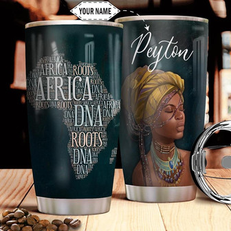 Africa Dna Personalized Stainless Steel Tumbler 20Oz - Thegiftio UK