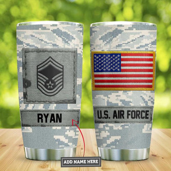 Air Force Personalized Stainless Steel Tumbler 20Oz - Thegiftio UK