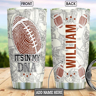 American Football Personalized Stainless Steel Tumbler 20Oz - Thegiftio UK