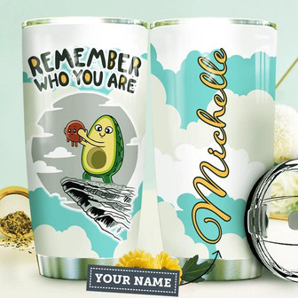 Avocado Personalized Stainless Steel Tumbler 20Oz - Thegiftio UK