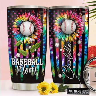 Baseball Mom Personalized Stainless Steel Tumbler 20Oz - Thegiftio UK