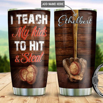 Baseball Personalized Stainless Steel Tumbler 20Oz - Thegiftio UK