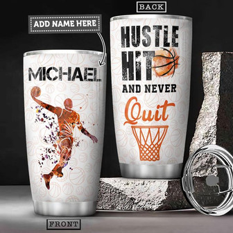 Basketball Personalized Stainless Steel Tumbler 20Oz - Thegiftio UK