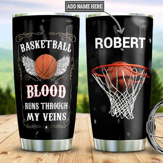 Basketball Personalized Stainless Steel Tumbler 20Oz - Thegiftio UK