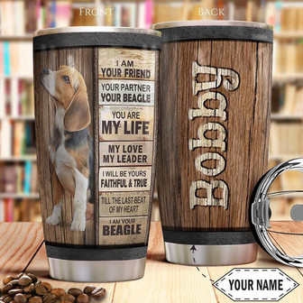 Beagle Personalized Stainless Steel Tumbler 20Oz - Thegiftio UK