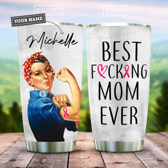 Best Mom Ever Personalized Stainless Steel Tumbler 20Oz - Thegiftio UK
