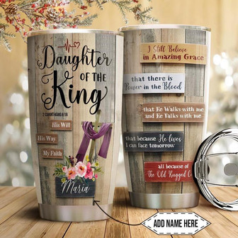 Bible Personalized Stainless Steel Tumbler 20Oz - Thegiftio UK