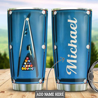Billiard Personalized Stainless Steel Tumbler 20Oz - Thegiftio UK