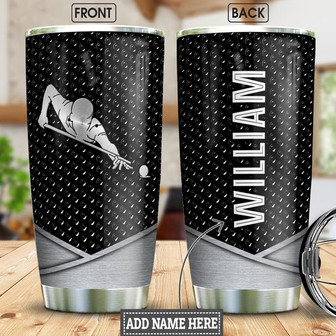 Billiard Personalized Stainless Steel Tumbler 20Oz - Thegiftio UK