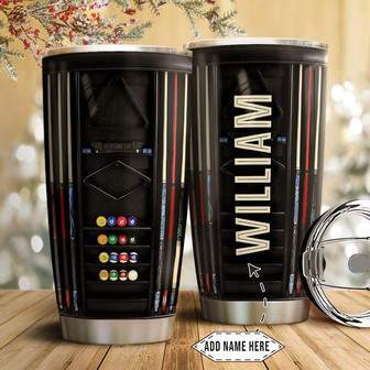 Billiard Personalized Stainless Steel Tumbler 20Oz - Thegiftio UK