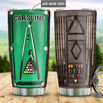 Billiard Pool Personalized Stainless Steel Tumbler 20Oz - Thegiftio UK