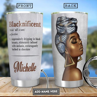 Black Beauty Personalized Stainless Steel Tumbler 20Oz - Thegiftio UK