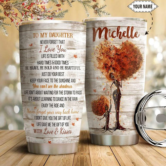 Black Woman Tmd Personalized Stainless Steel Tumbler 20Oz - Thegiftio UK