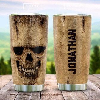 Bone Style Skull Personalized Stainless Steel Tumbler 20Oz - Thegiftio UK