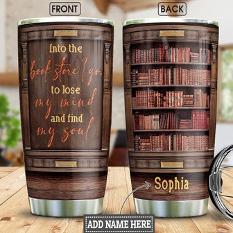 Book Lover Personalized Stainless Steel Tumbler 20Oz - Thegiftio UK