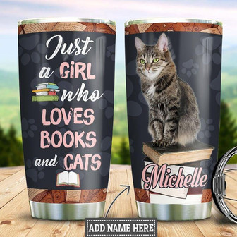 Book Lover Personalized Stainless Steel Tumbler 20Oz - Thegiftio UK