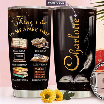 Book Personalized Stainless Steel Tumbler 20Oz - Thegiftio UK
