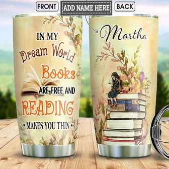 Book Personalized Stainless Steel Tumbler 20Oz - Thegiftio UK