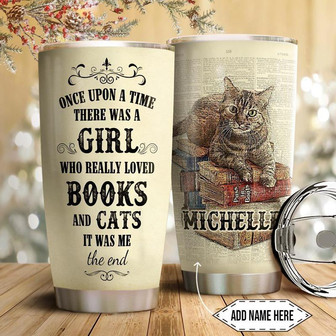 Book Personalized Stainless Steel Tumbler 20Oz - Thegiftio UK