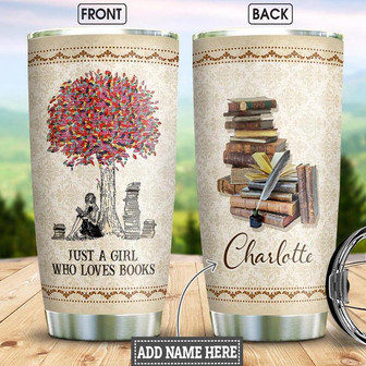 Book Personalized Stainless Steel Tumbler 20Oz - Thegiftio UK