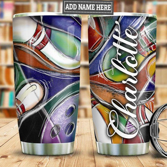 Bowling Art Personalized Stainless Steel Tumbler 20Oz - Thegiftio UK