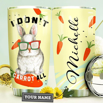 Bunny Personalized Stainless Steel Tumbler 20Oz - Thegiftio UK
