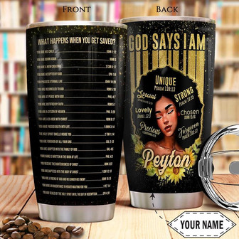 Bw Bible Personalized Stainless Steel Tumbler 20Oz - Thegiftio UK